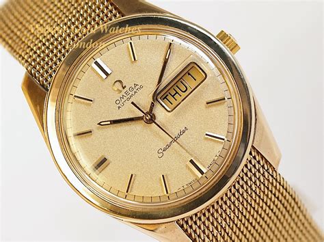 omega gold watch 1977|old omega watches 1970s price.